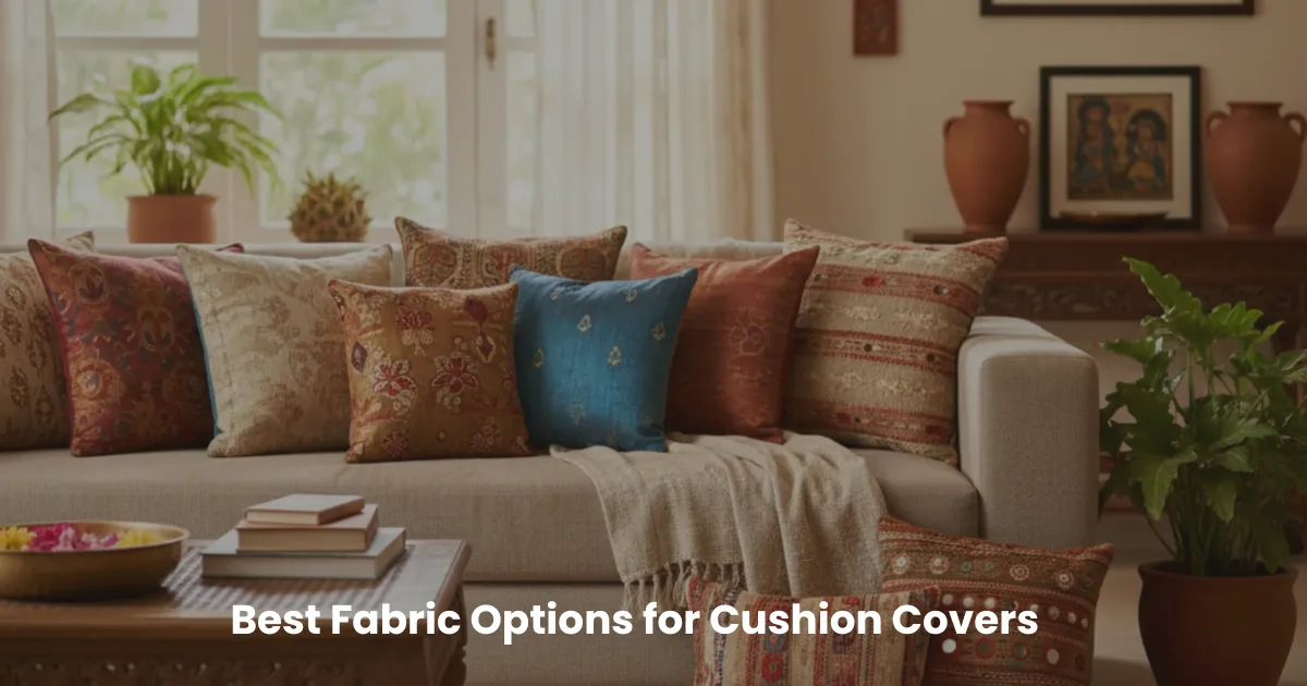 Best Fabric Options for Cushion Covers